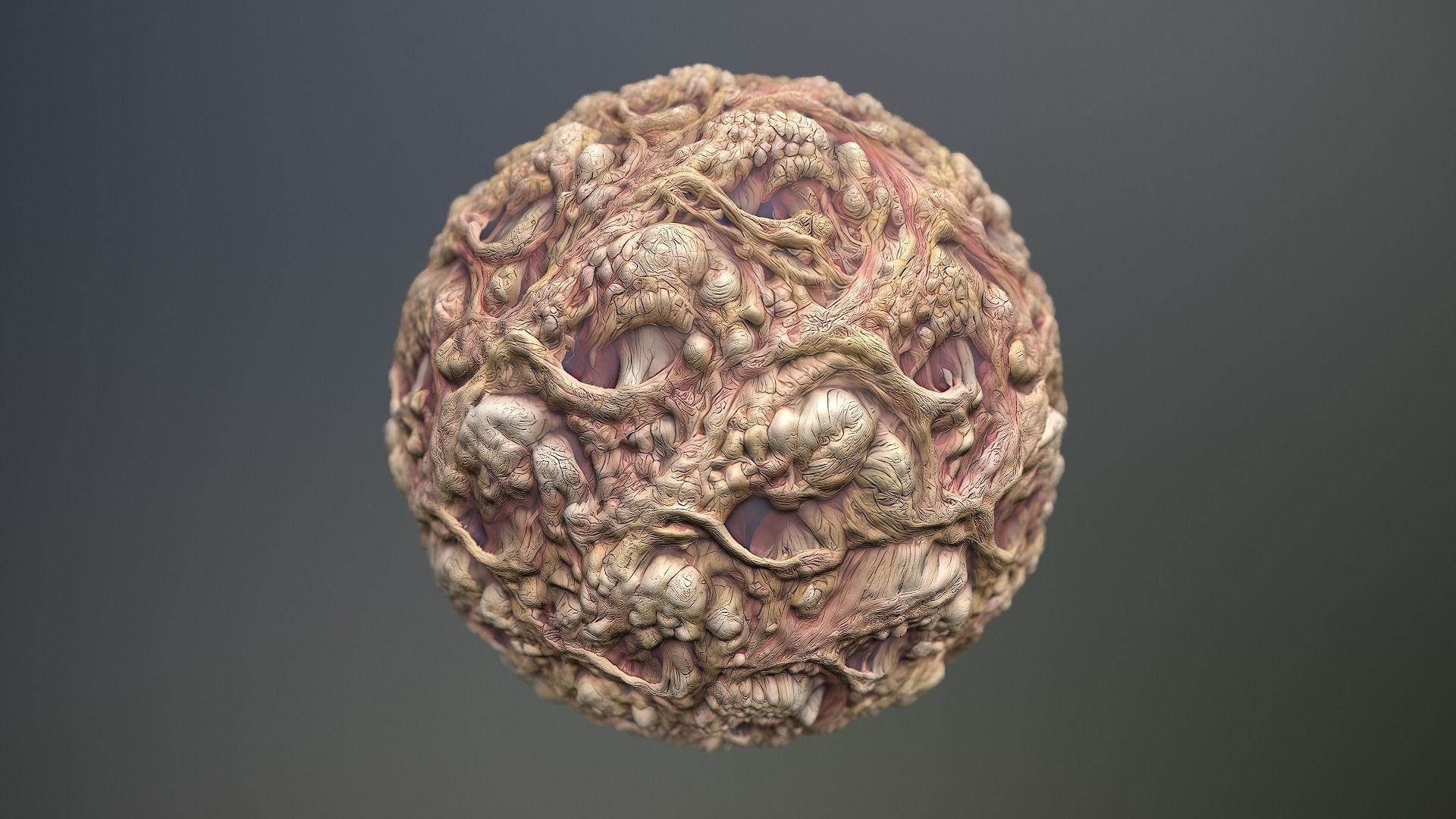 Material Skin Monster 38 Seamless PBR Texture Texture_14