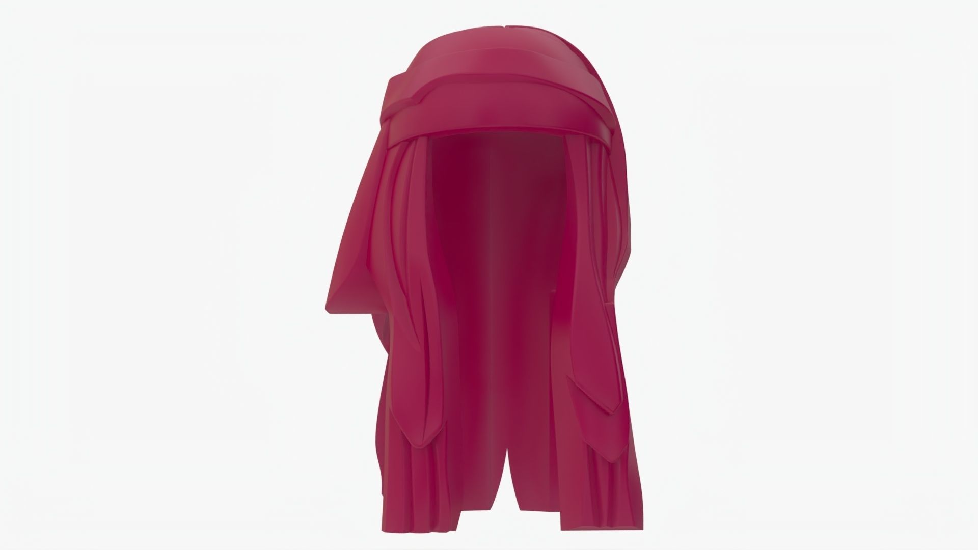 Lego Pirate scarf matchable Low-poly 3D model_2