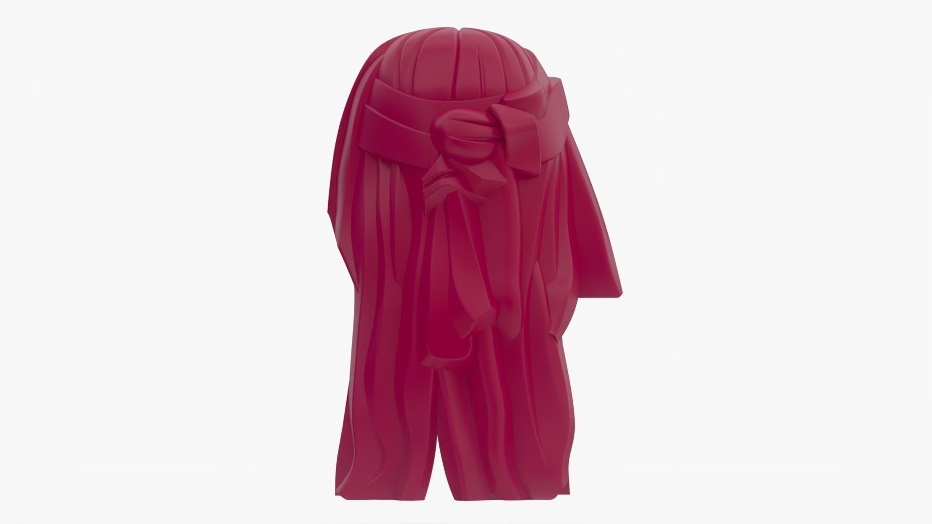 Lego Pirate scarf matchable Low-poly 3D model_4