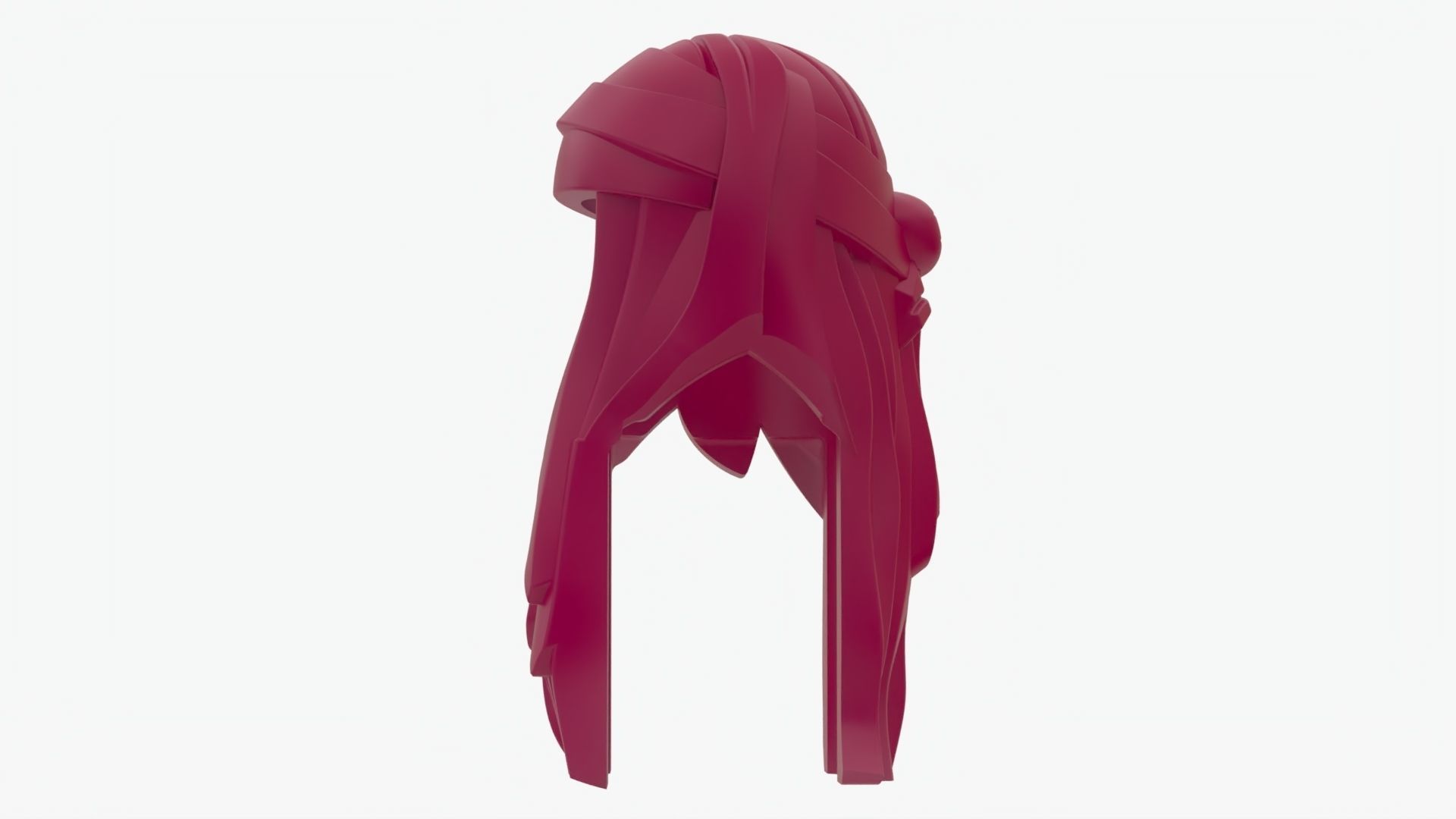 Lego Pirate scarf matchable Low-poly 3D model_3