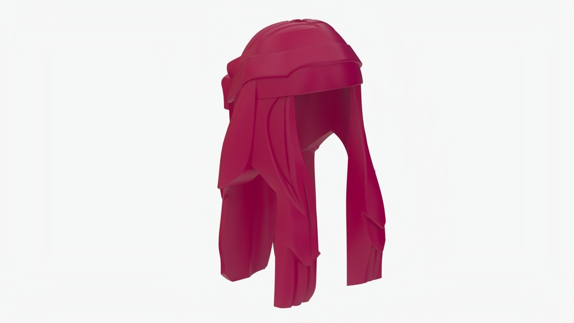 Lego Pirate scarf matchable Low-poly 3D model_1