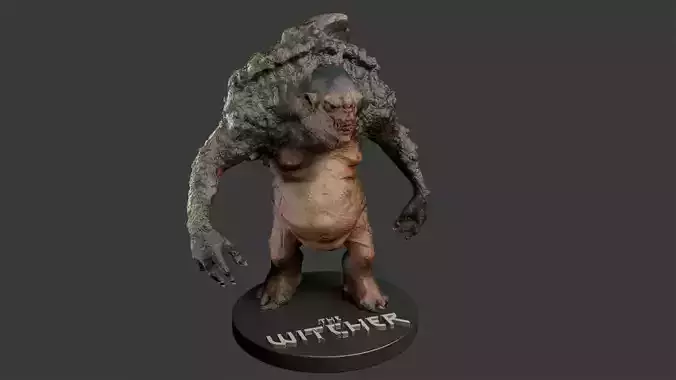 Troll - The Witcher 3D print model