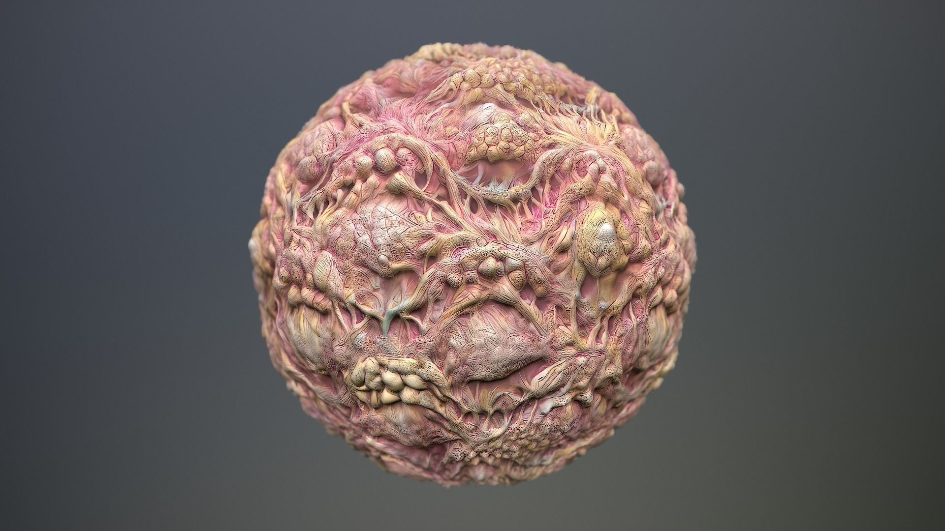 Material Skin Monster 36 Seamless PBR Texture Texture_12