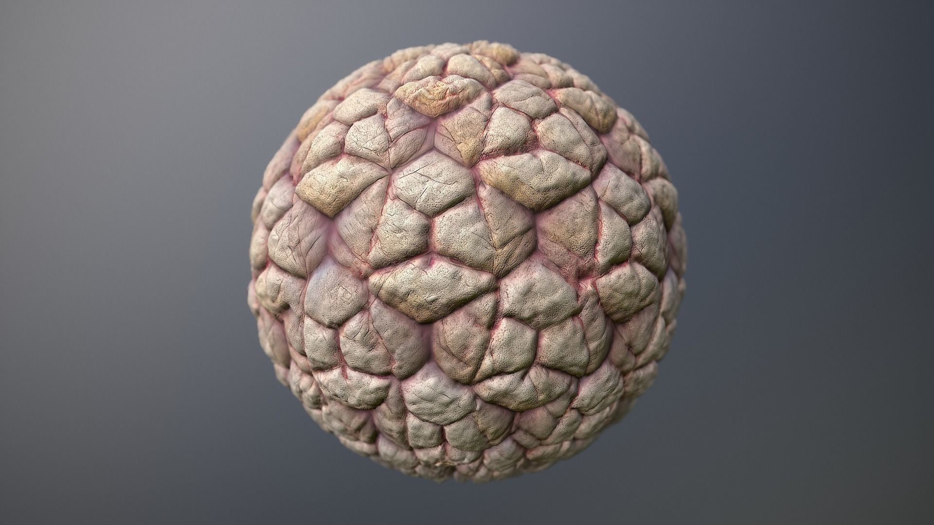 Material Skin Monster 35 Seamless PBR Texture Texture_9