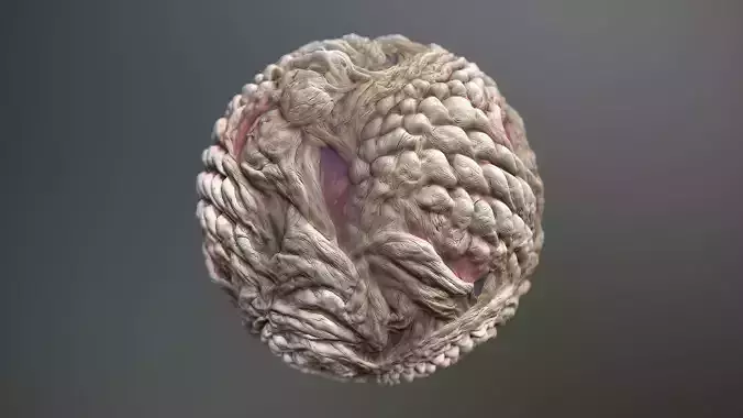 Material Skin Monster 34 Seamless PBR Texture Texture
