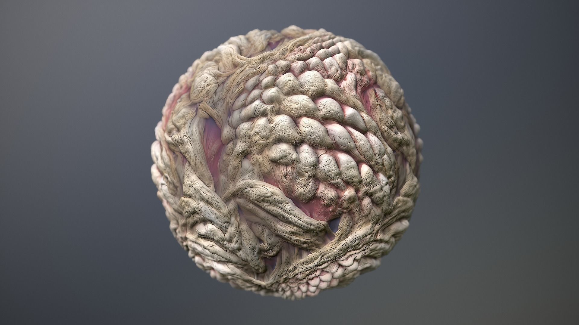 Material Skin Monster 34 Seamless PBR Texture Texture_10