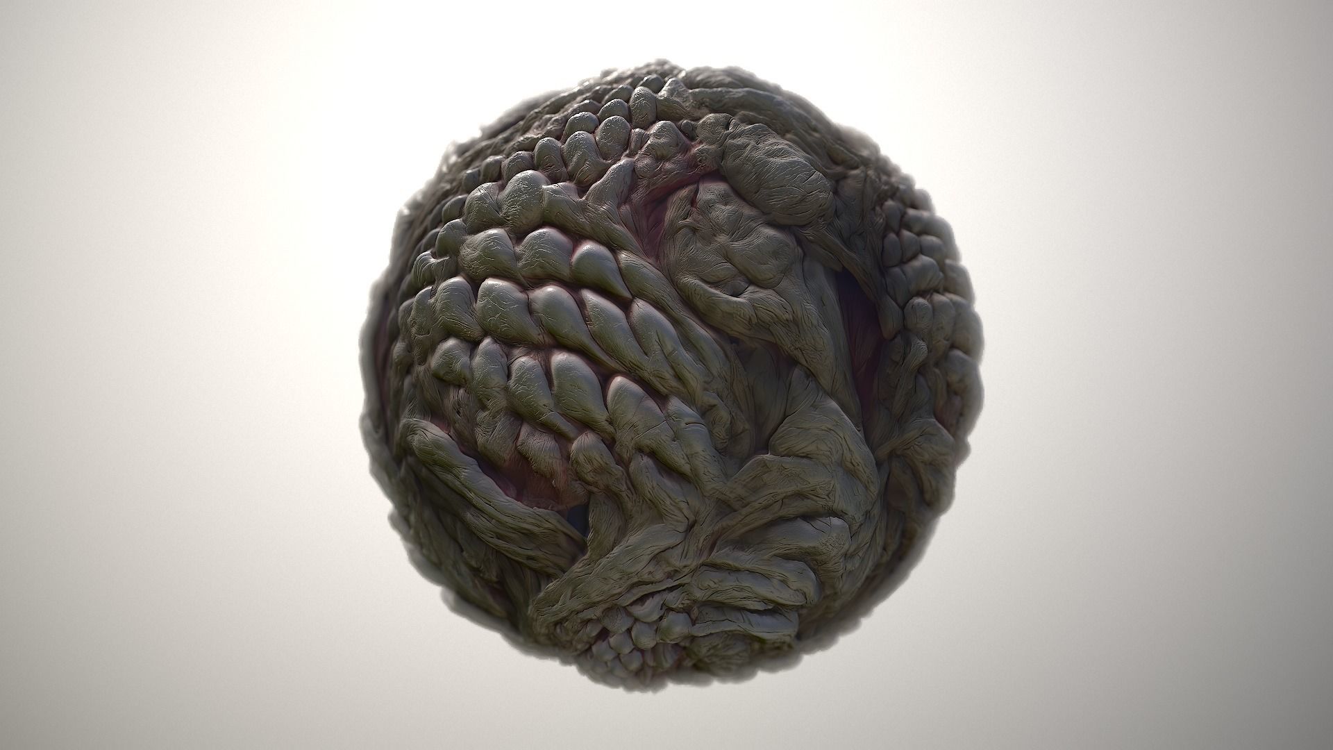 Material Skin Monster 34 Seamless PBR Texture Texture_3