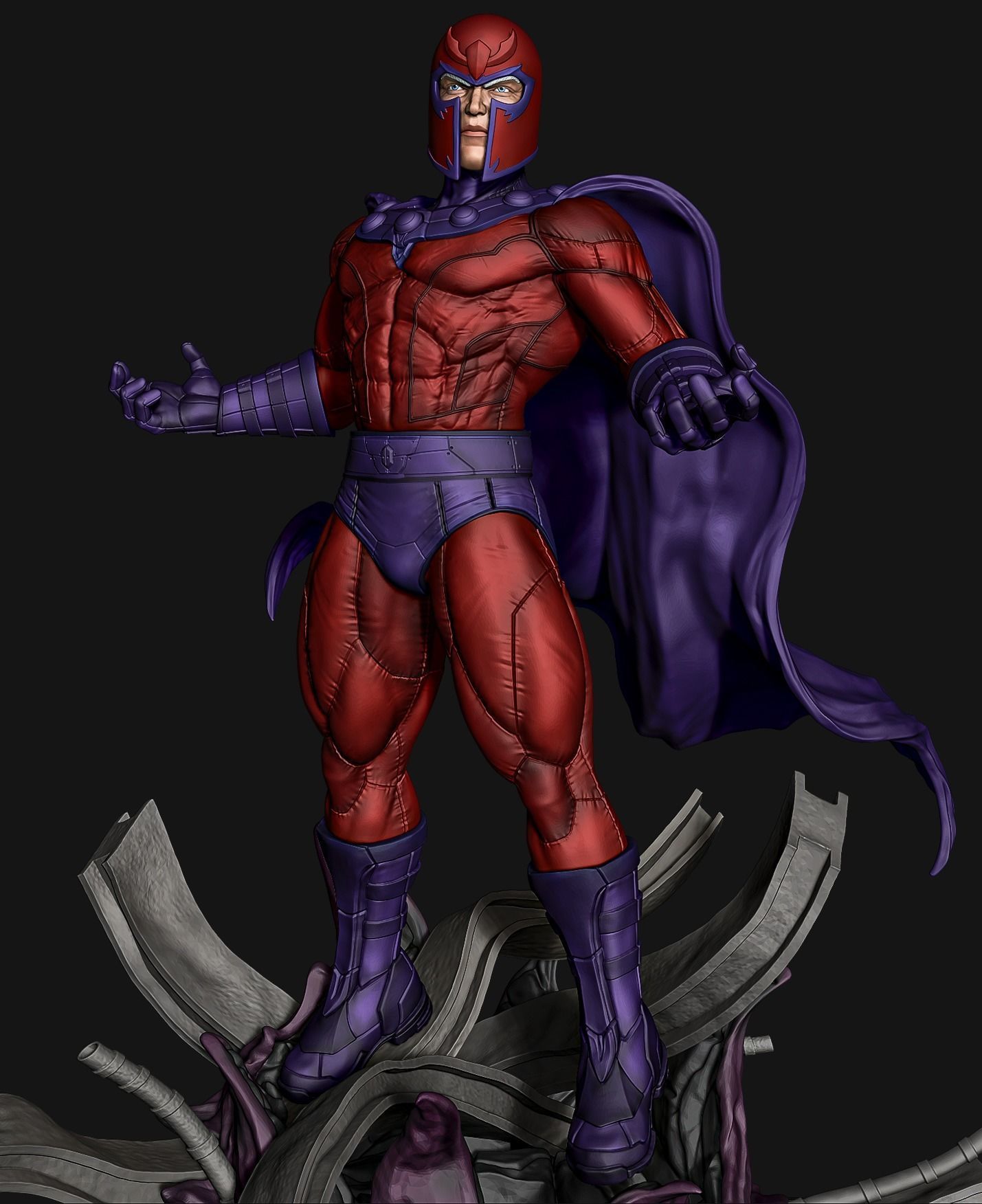 Herocias - Magneto Ver1 -  3D print model_19