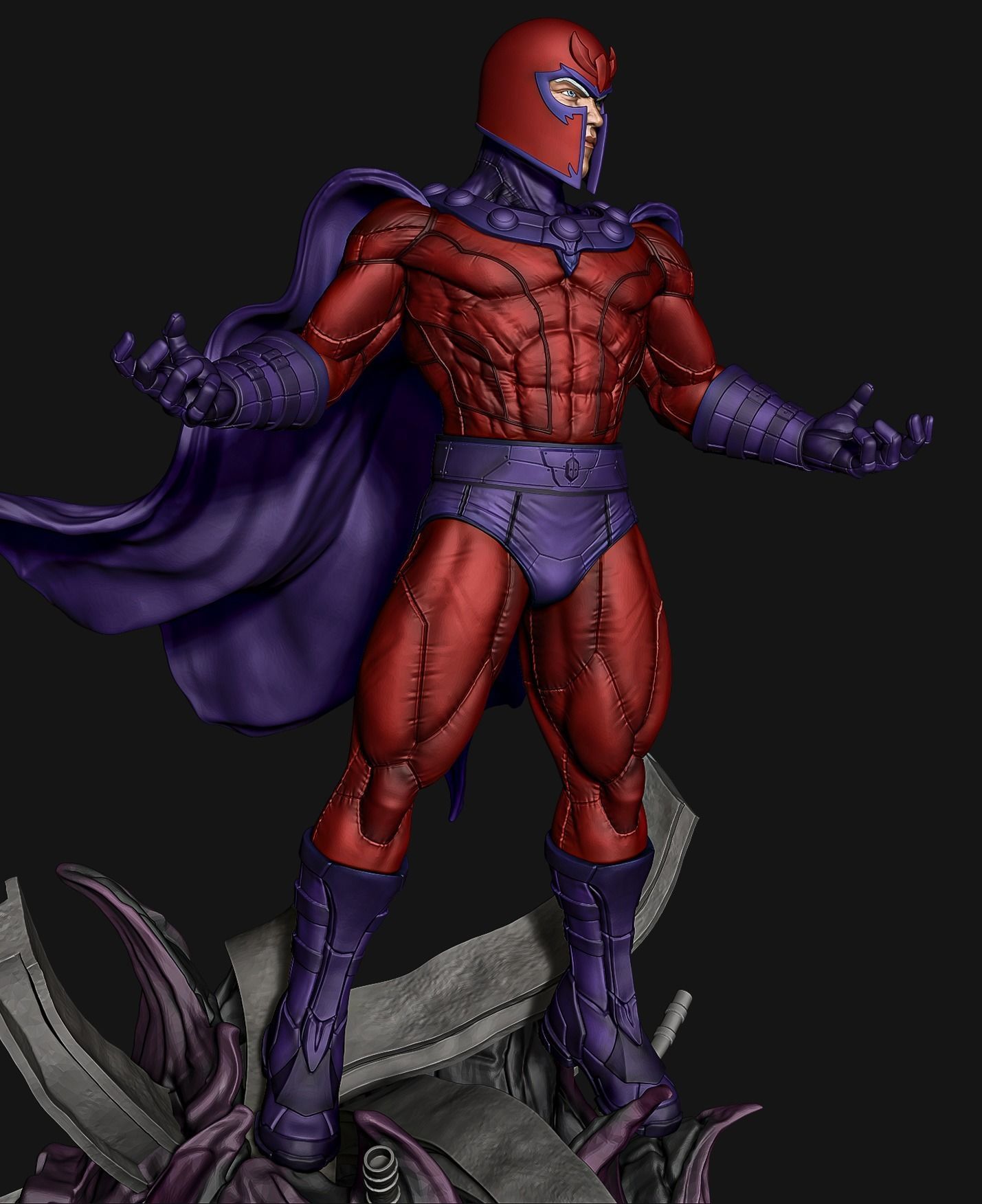 Herocias - Magneto Ver1 -  3D print model_20