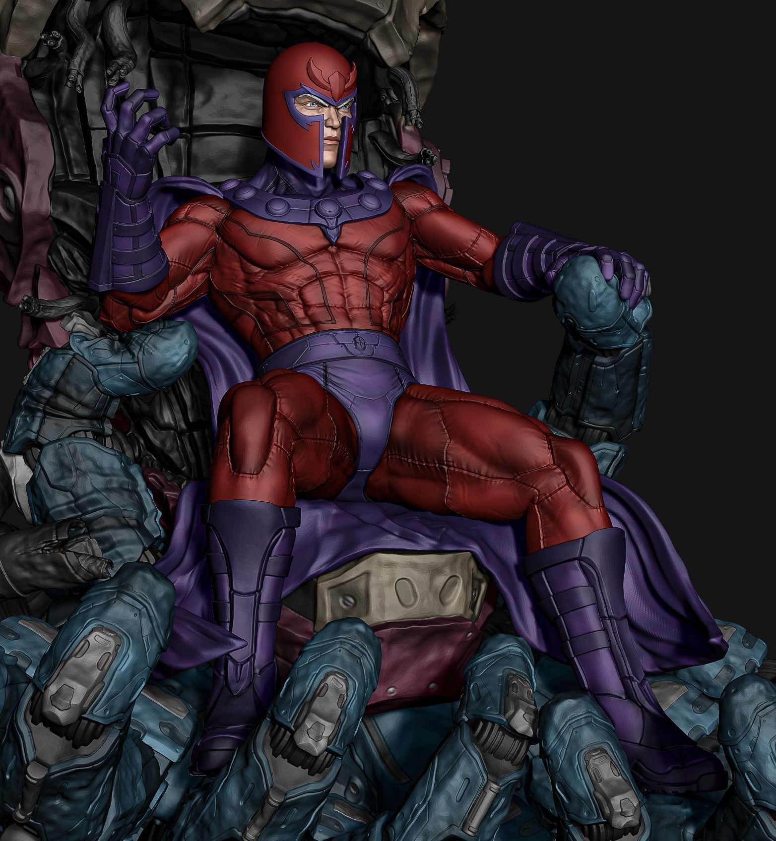 Herocias - Magneto Ver1 -  3D print model_16