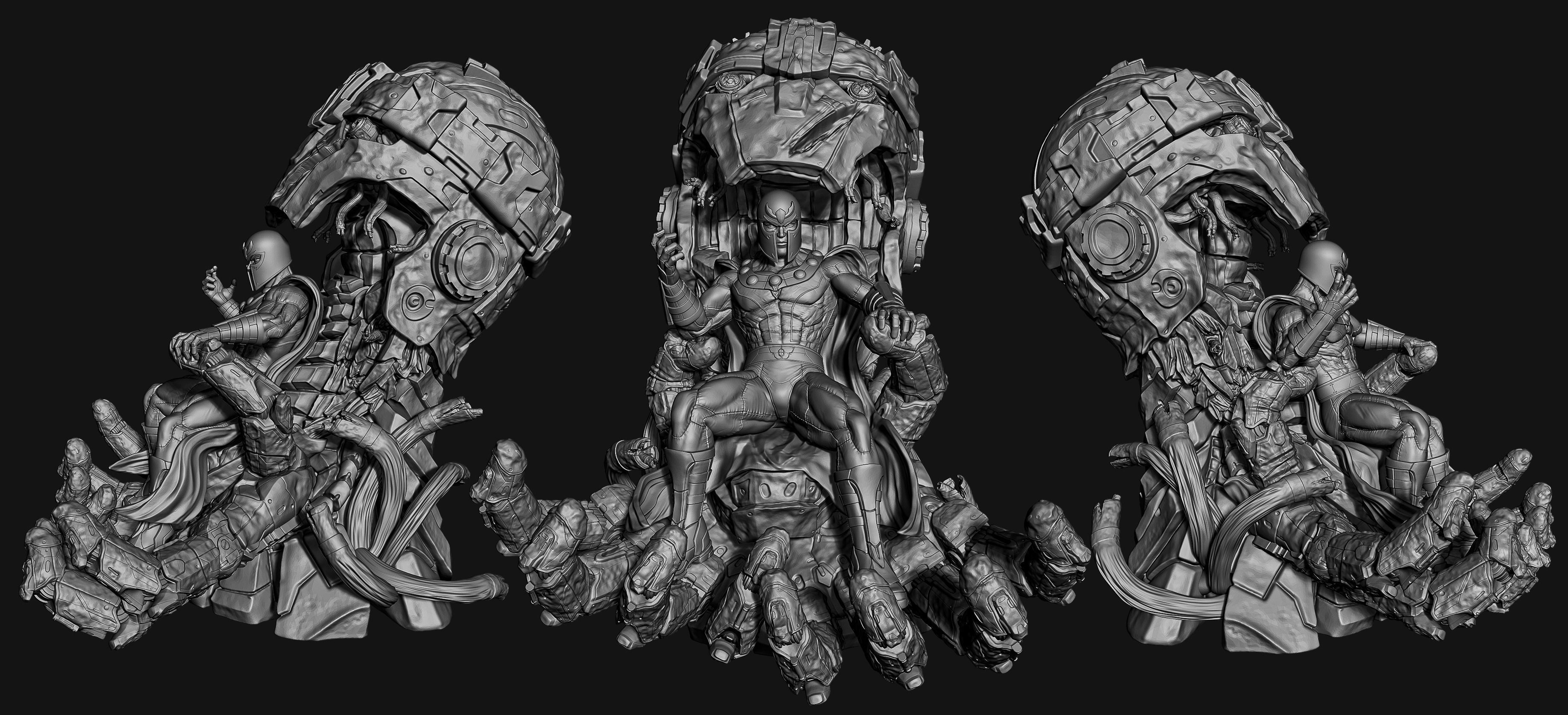 Herocias - Magneto Ver1 -  3D print model_17