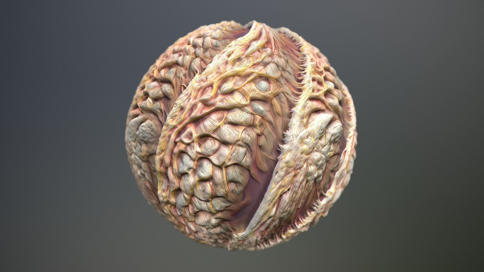 Material Skin Monster 32 Seamless PBR Texture Texture_14