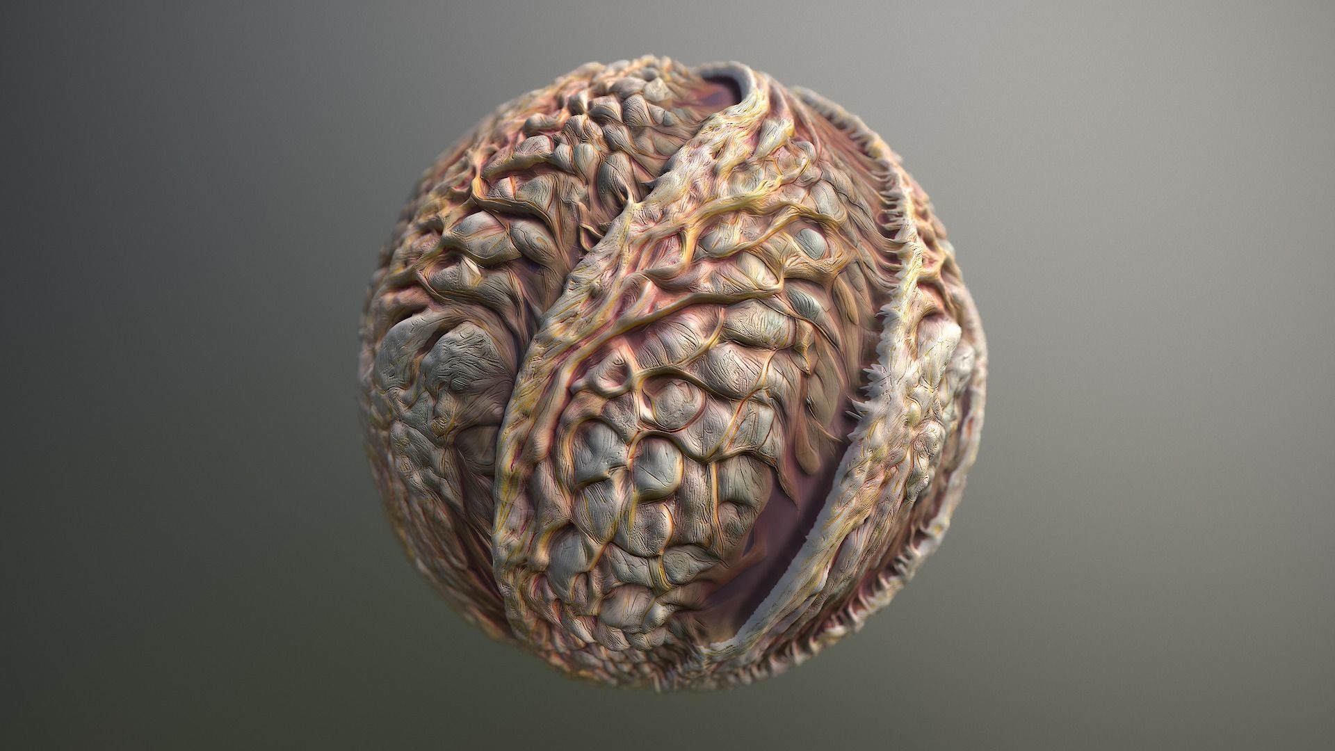 Material Skin Monster 32 Seamless PBR Texture Texture_15