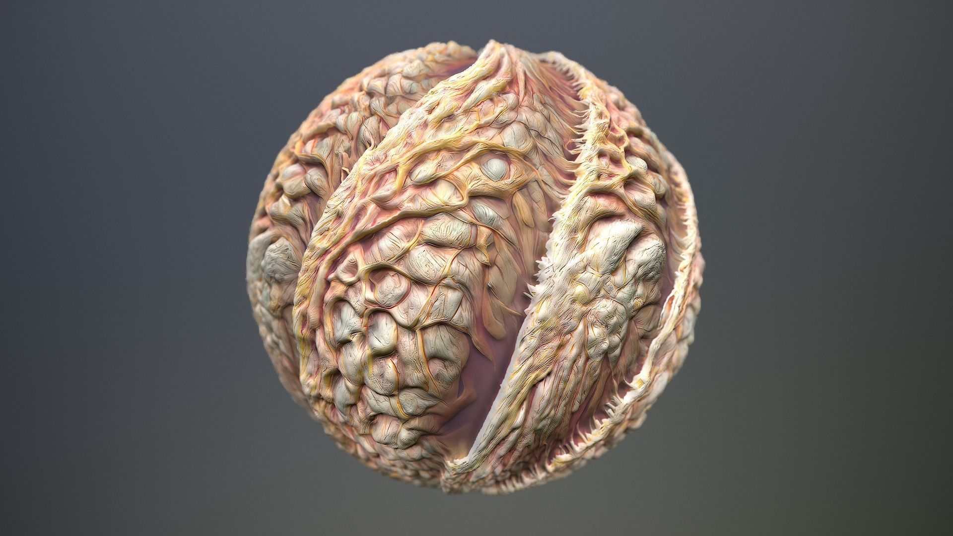 Material Skin Monster 32 Seamless PBR Texture Texture_12