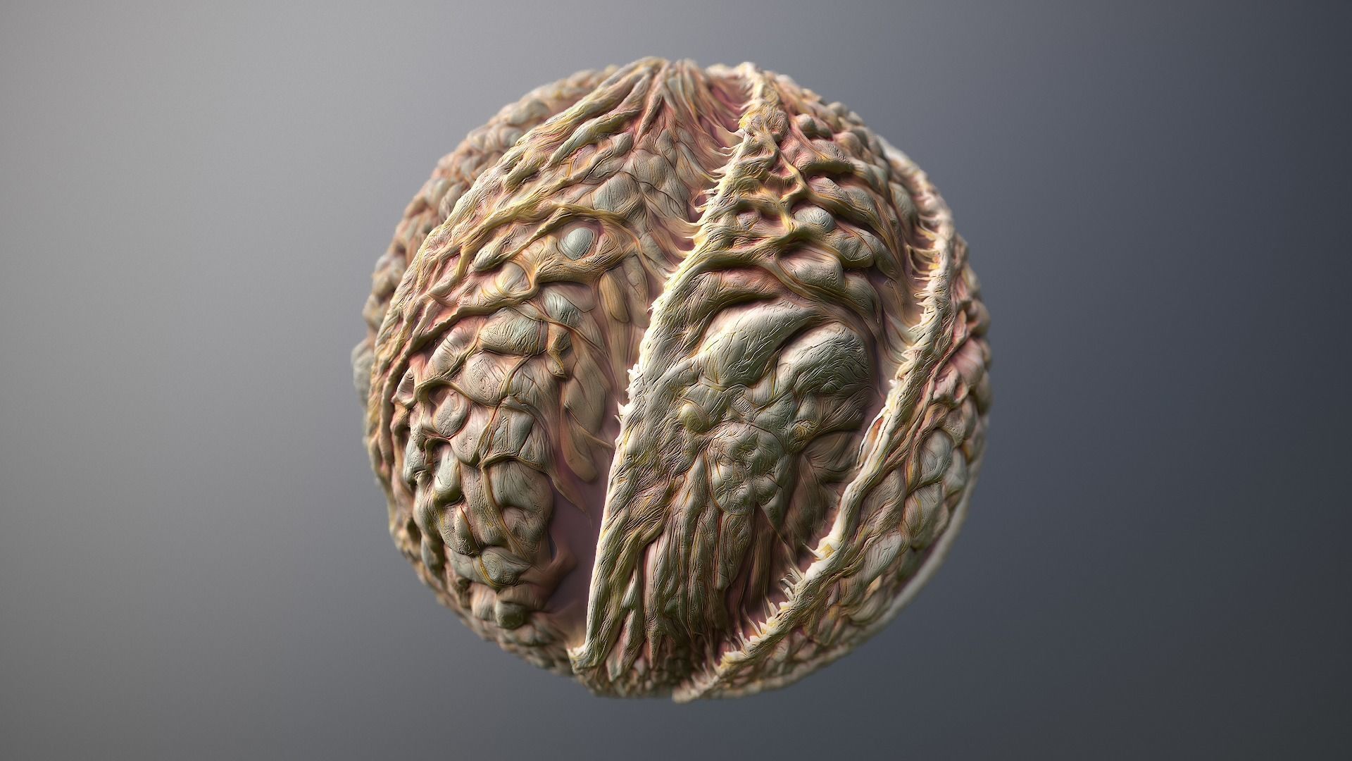 Material Skin Monster 32 Seamless PBR Texture Texture_8