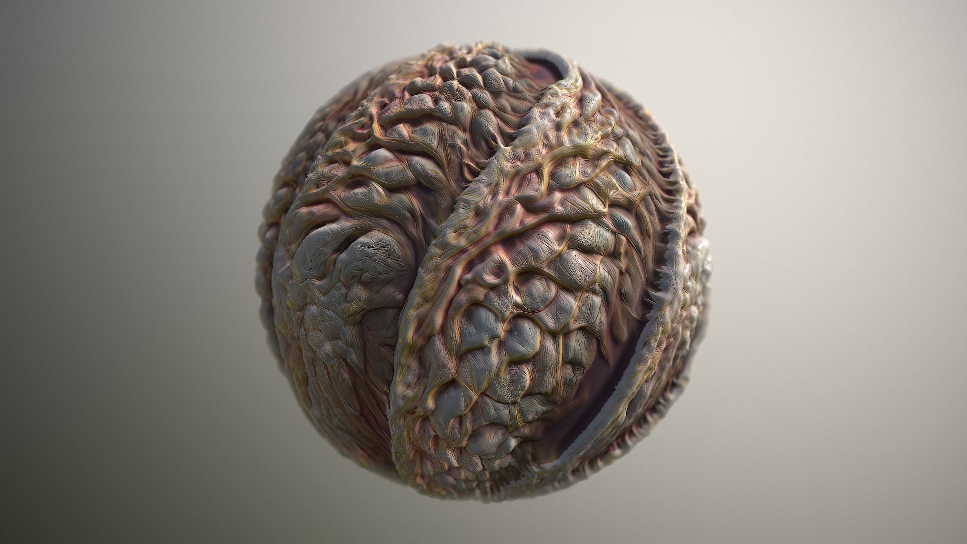Material Skin Monster 32 Seamless PBR Texture Texture_17