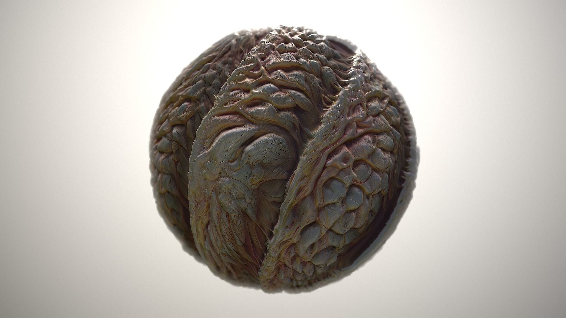 Material Skin Monster 32 Seamless PBR Texture Texture_21