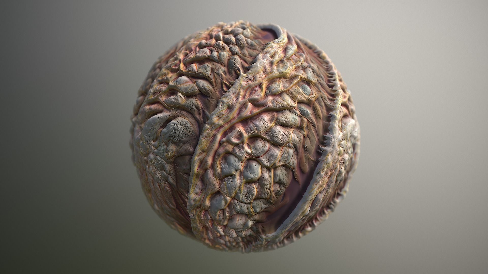 Material Skin Monster 32 Seamless PBR Texture Texture_16