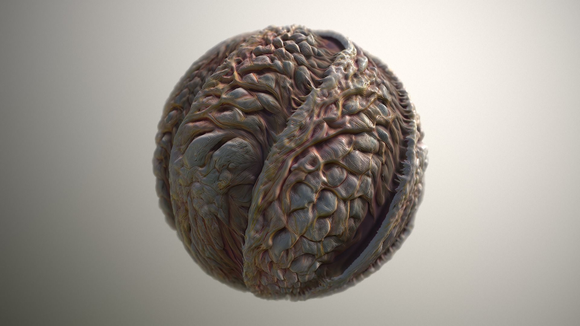 Material Skin Monster 32 Seamless PBR Texture Texture_18