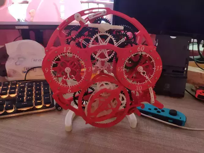  Single shaft Tourbillon 3D PRINT 3D print model