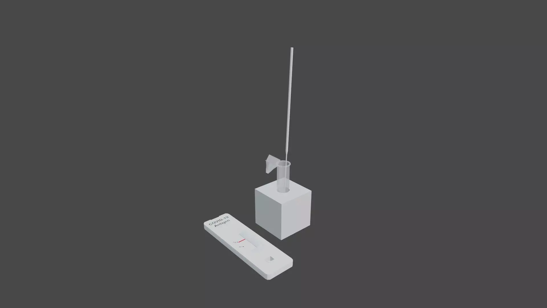 COVID-19 Antigen Rapid Test Kit 3D model_0