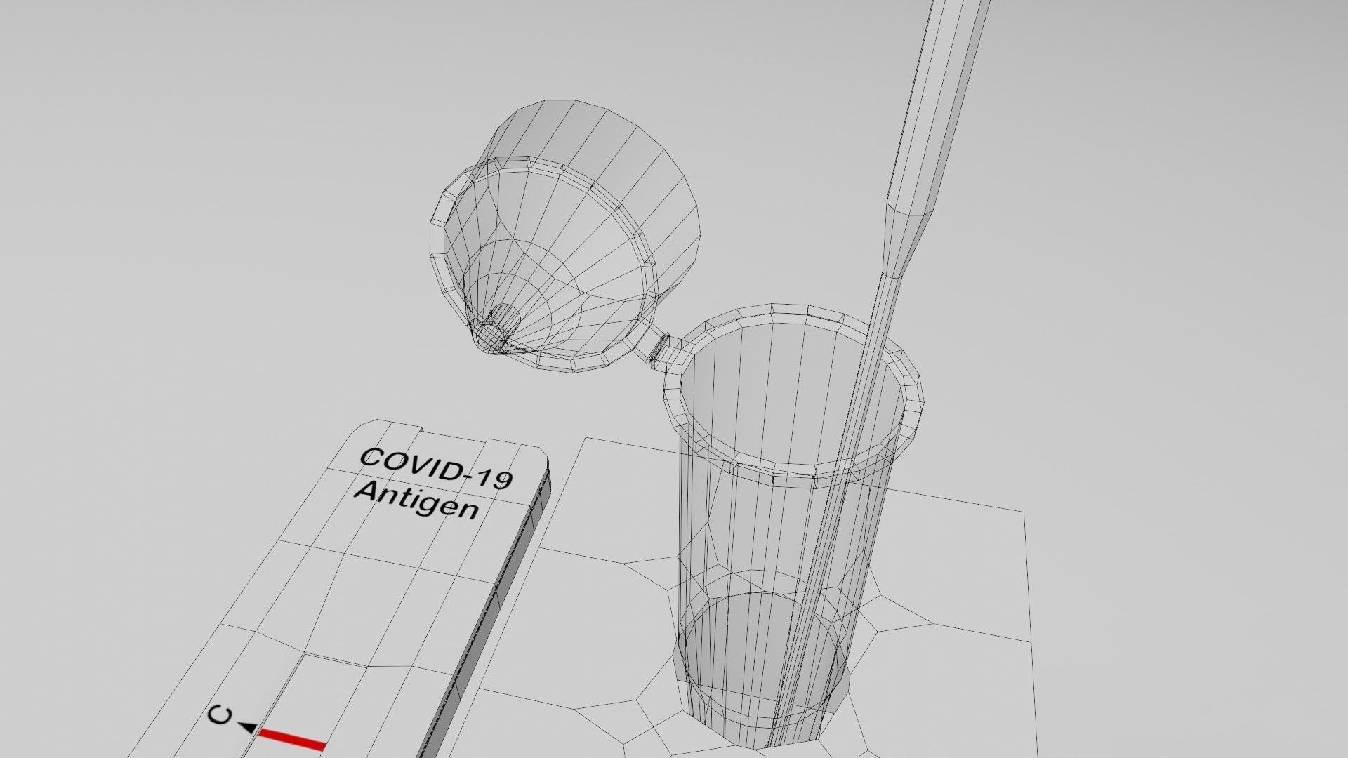 COVID-19 Antigen Rapid Test Kit 3D model_7