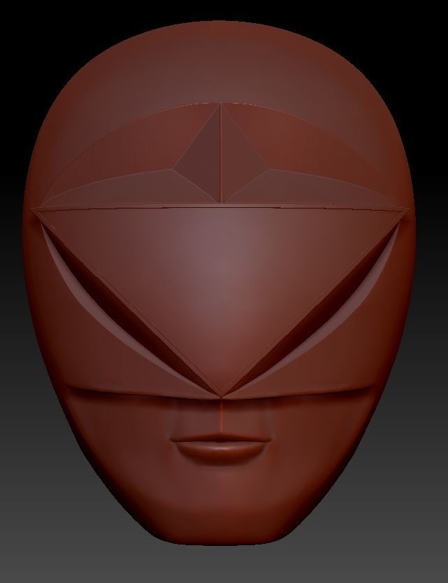 BLUE ZEO RANGER HELMET 3D print model_4