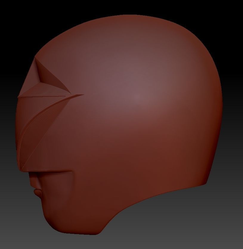 BLUE ZEO RANGER HELMET 3D print model_6