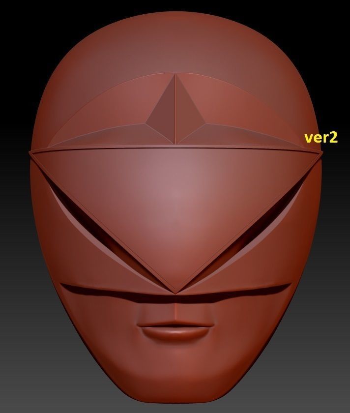 BLUE ZEO RANGER HELMET 3D print model_1