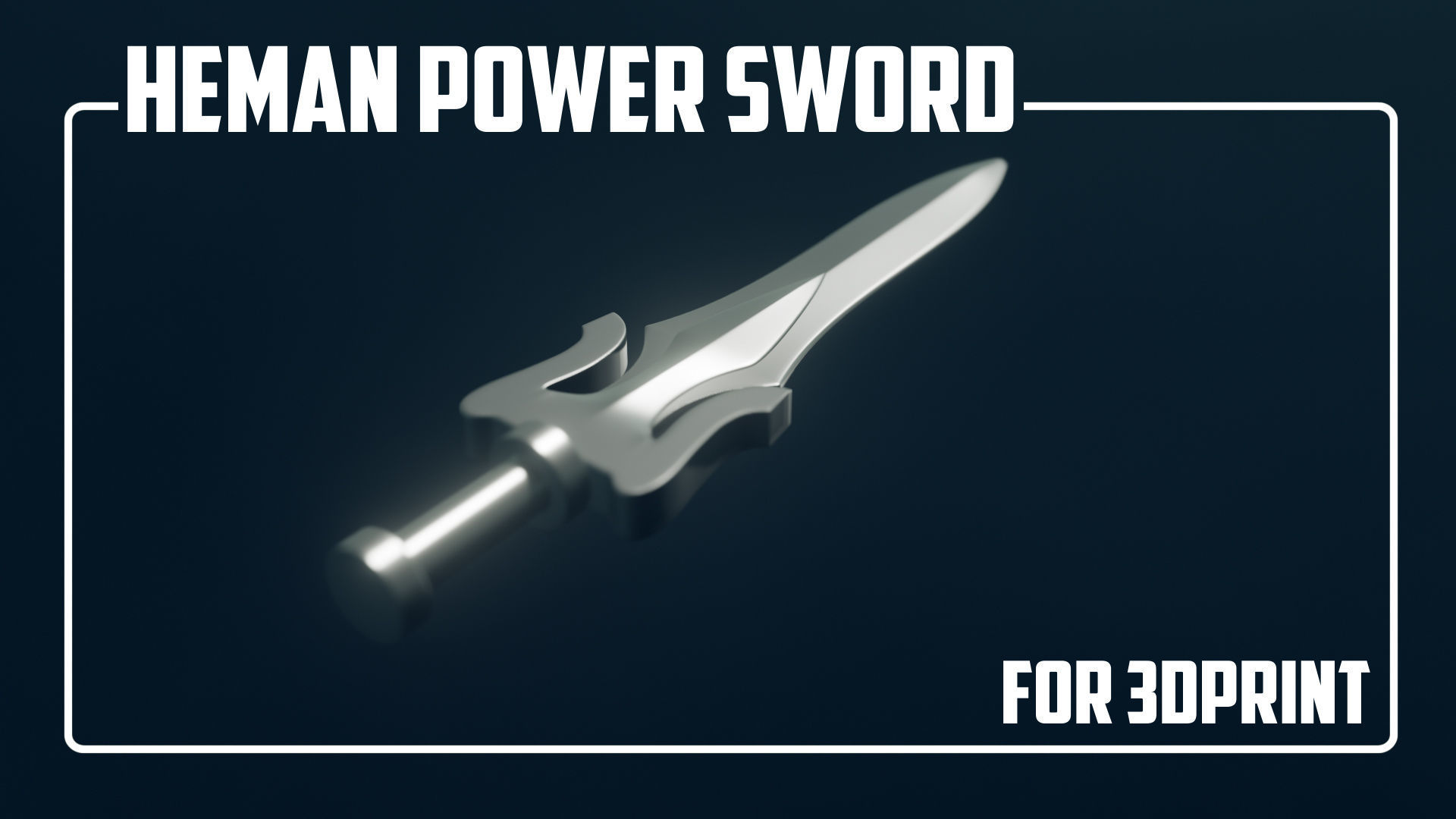 Heman Power Sword 3D print model_2