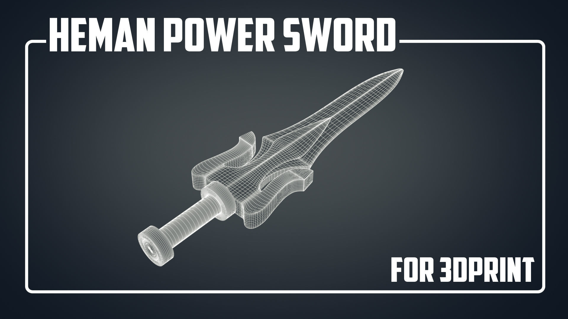 Heman Power Sword 3D print model_1
