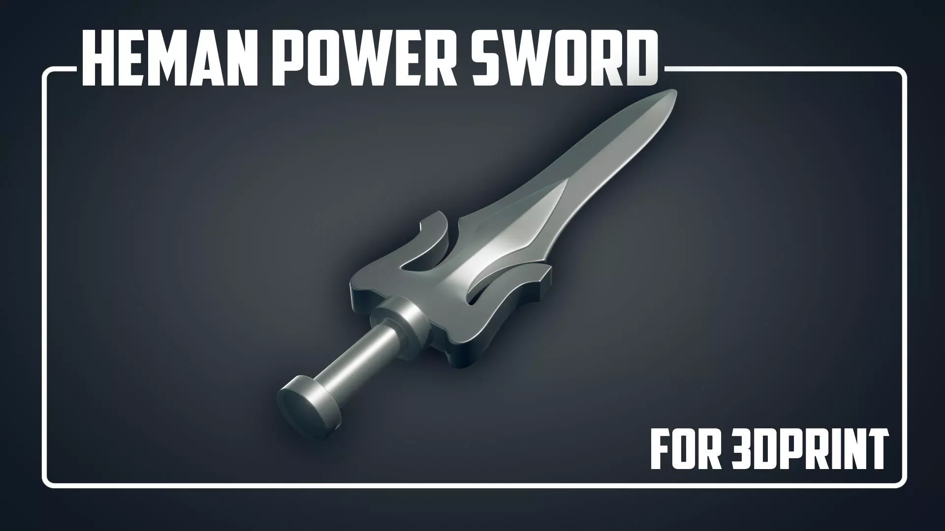 Heman Power Sword 3D print model_0