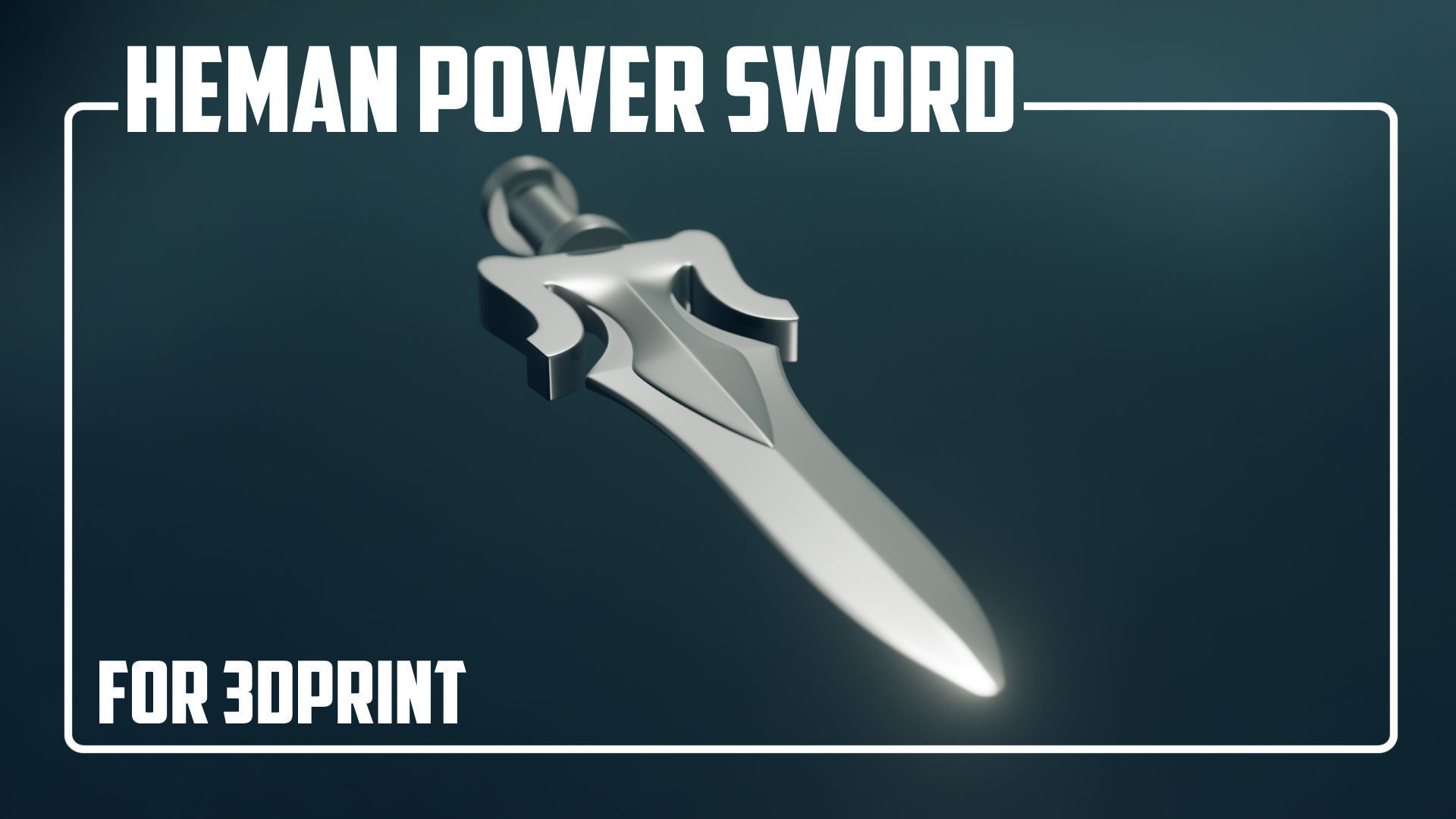 Heman Power Sword 3D print model_3