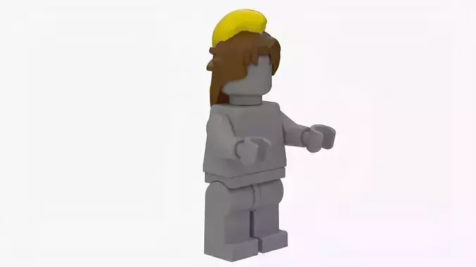 Lego Women Hair With Hat