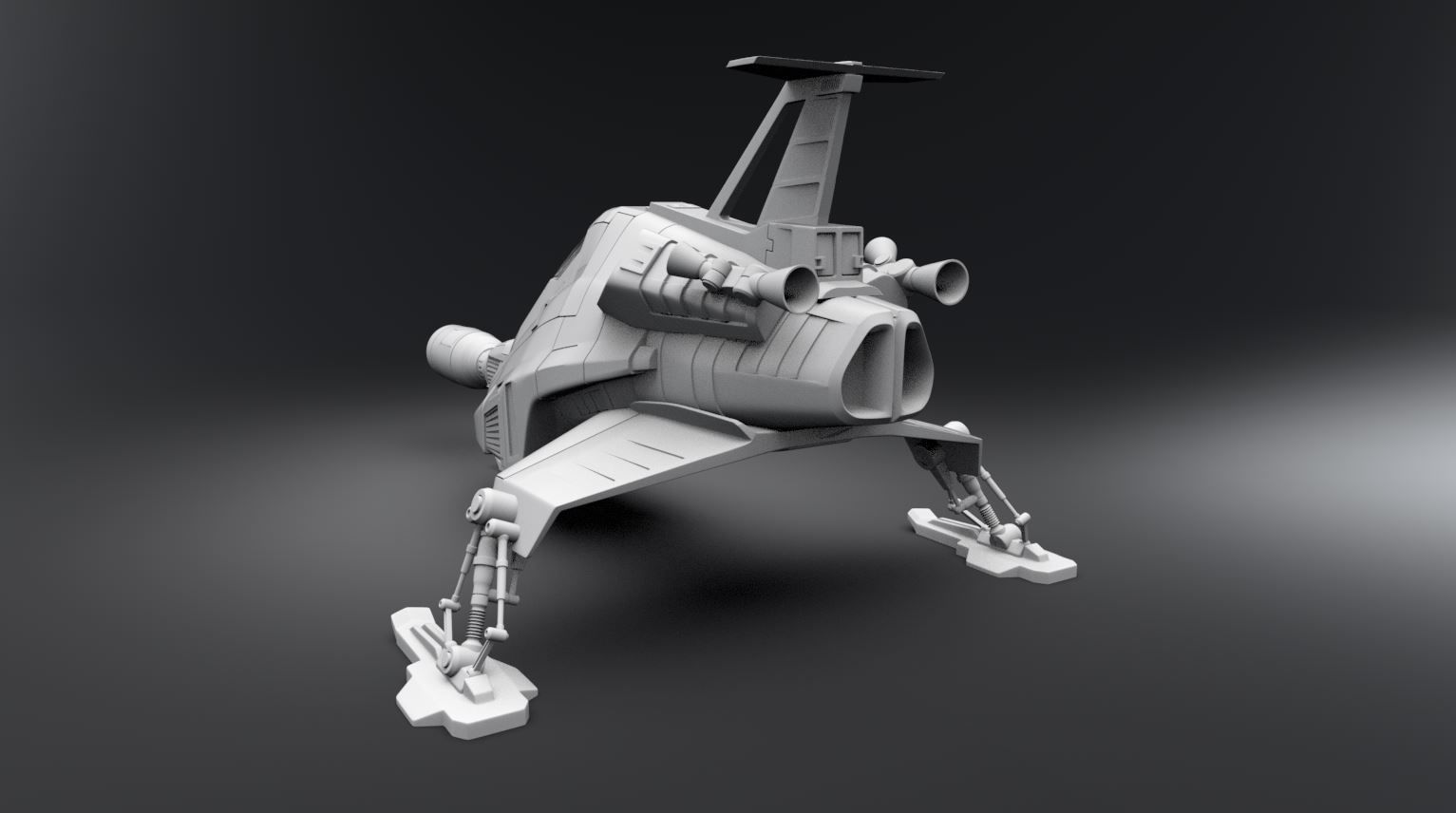 New Shado Interceptor Scale model 3D print model_2