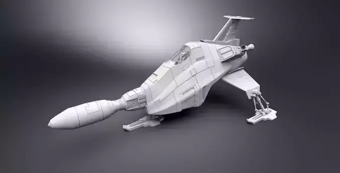 New Shado Interceptor Scale model 3D print model