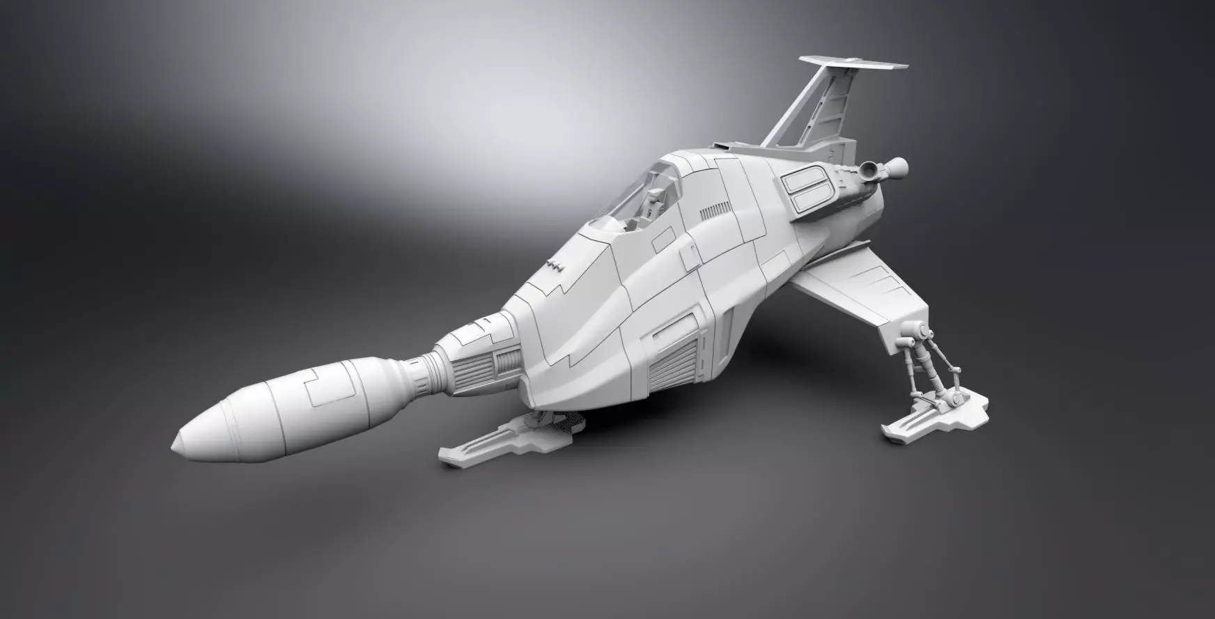 New Shado Interceptor Scale model 3D print model_0