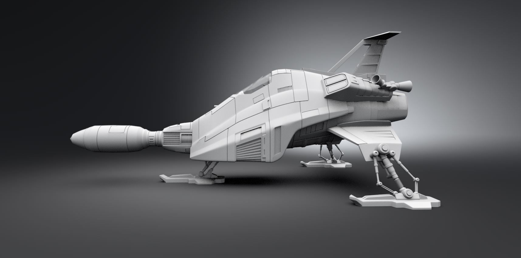 New Shado Interceptor Scale model 3D print model_1