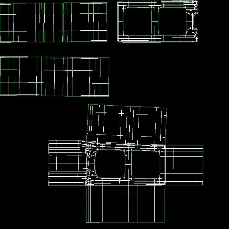Cinder Concrete Block  3D model_7