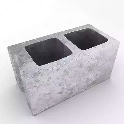 Cinder Concrete Block  3D model