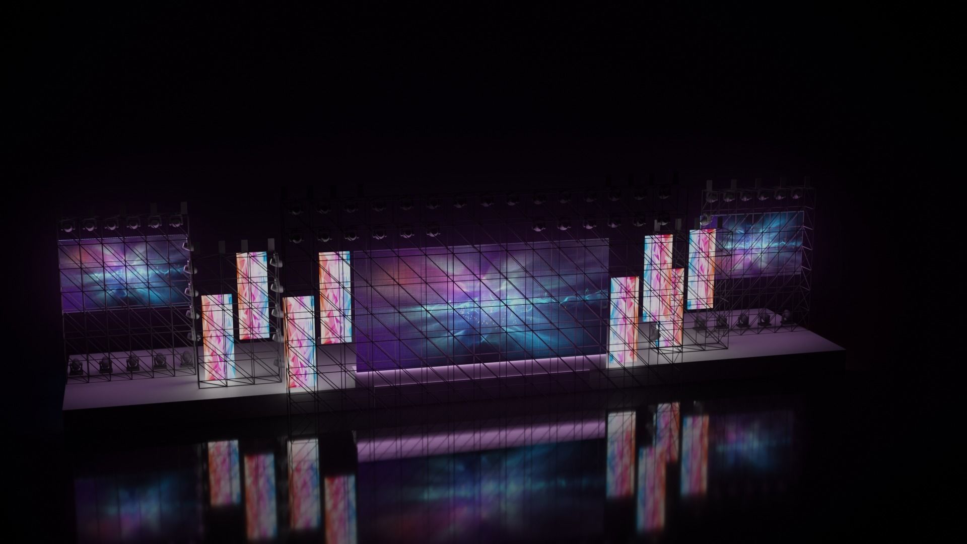 Concert stage 3D 3D model_18