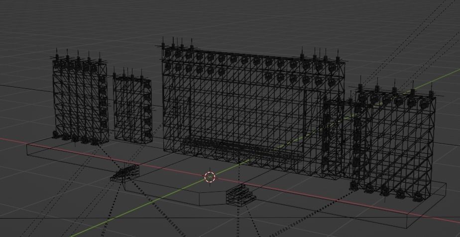 Concert stage 3D 3D model_27