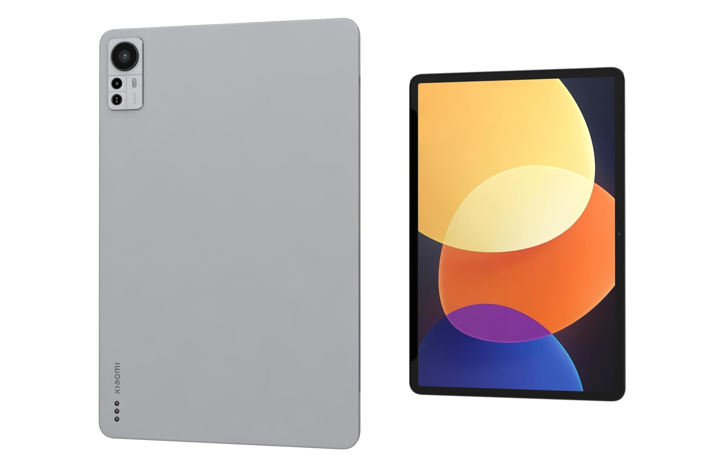 Xiaomi Redmi Pad 5 Pro 12 4 White 3D model_7