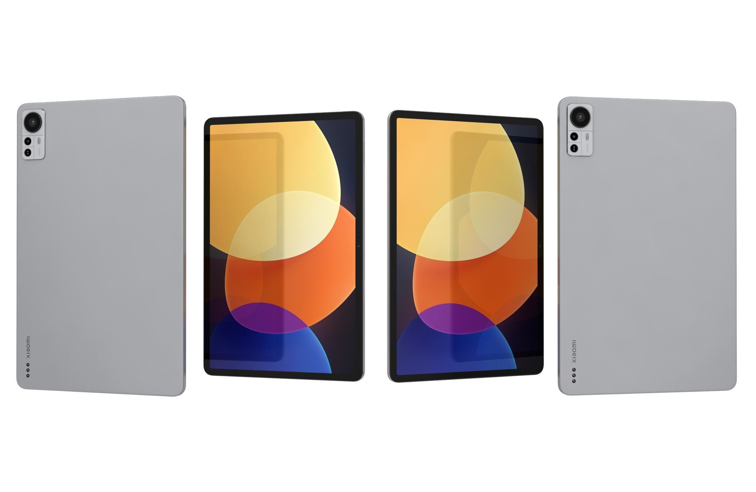 Xiaomi Redmi Pad 5 Pro 12 4 White 3D model_3