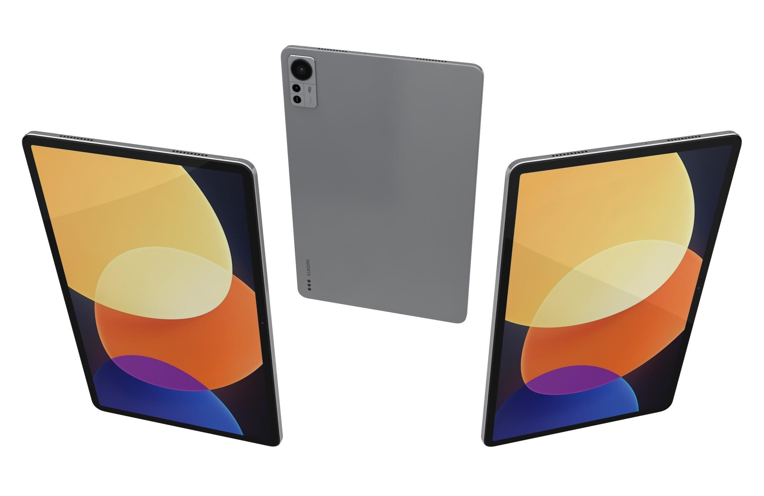 Xiaomi Redmi Pad 5 Pro 12 4 White 3D model_2