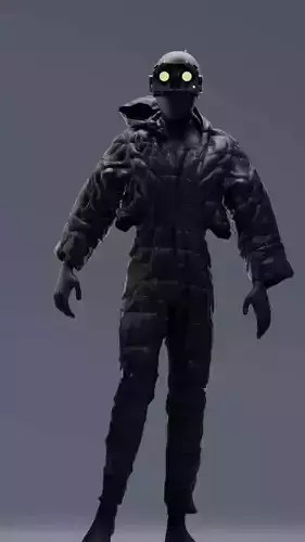 Sci-fi clo3d and marvelous designer outfit project file