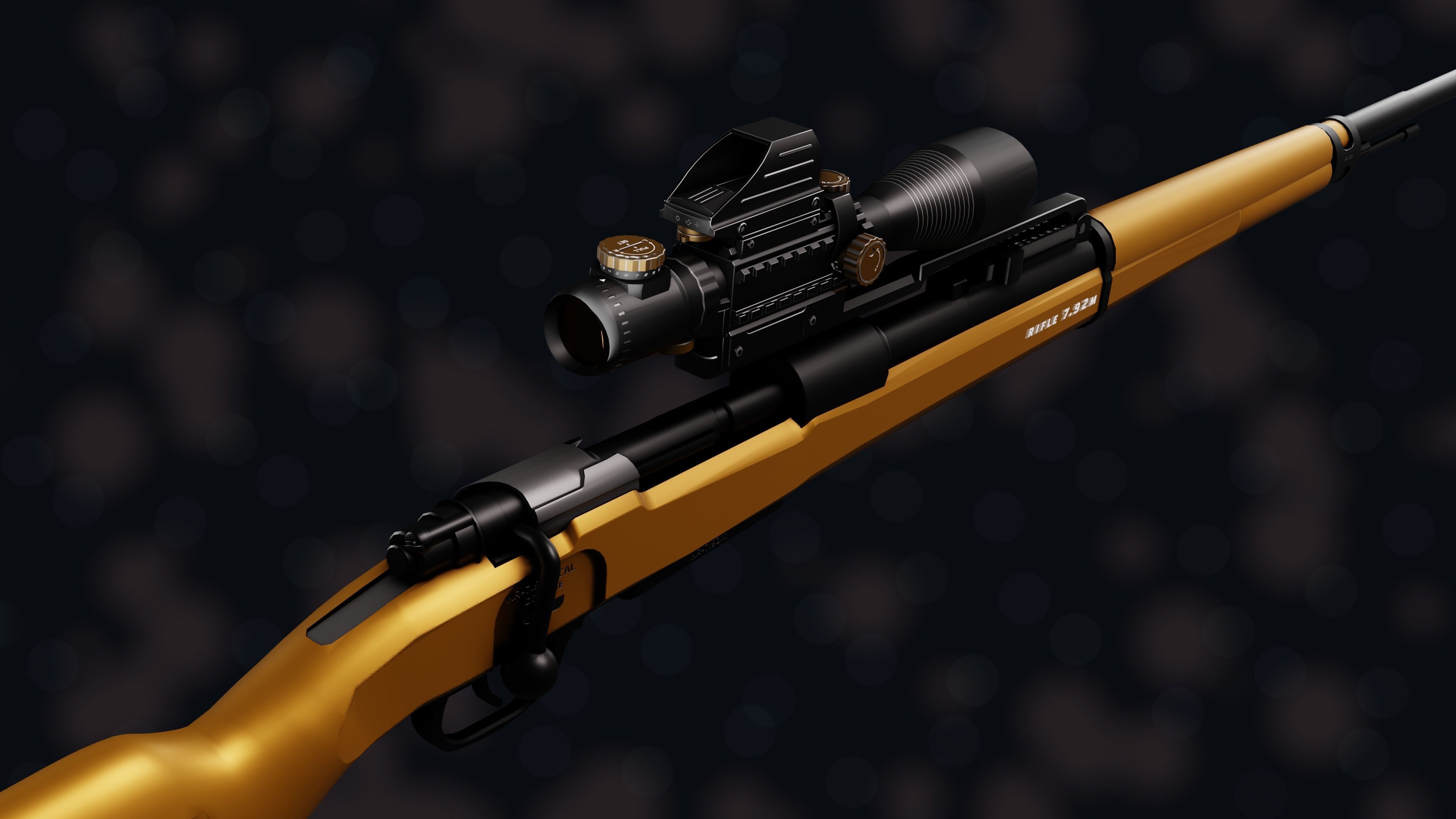 Weapon NZ KR-7 92M Low-poly 3D model_26