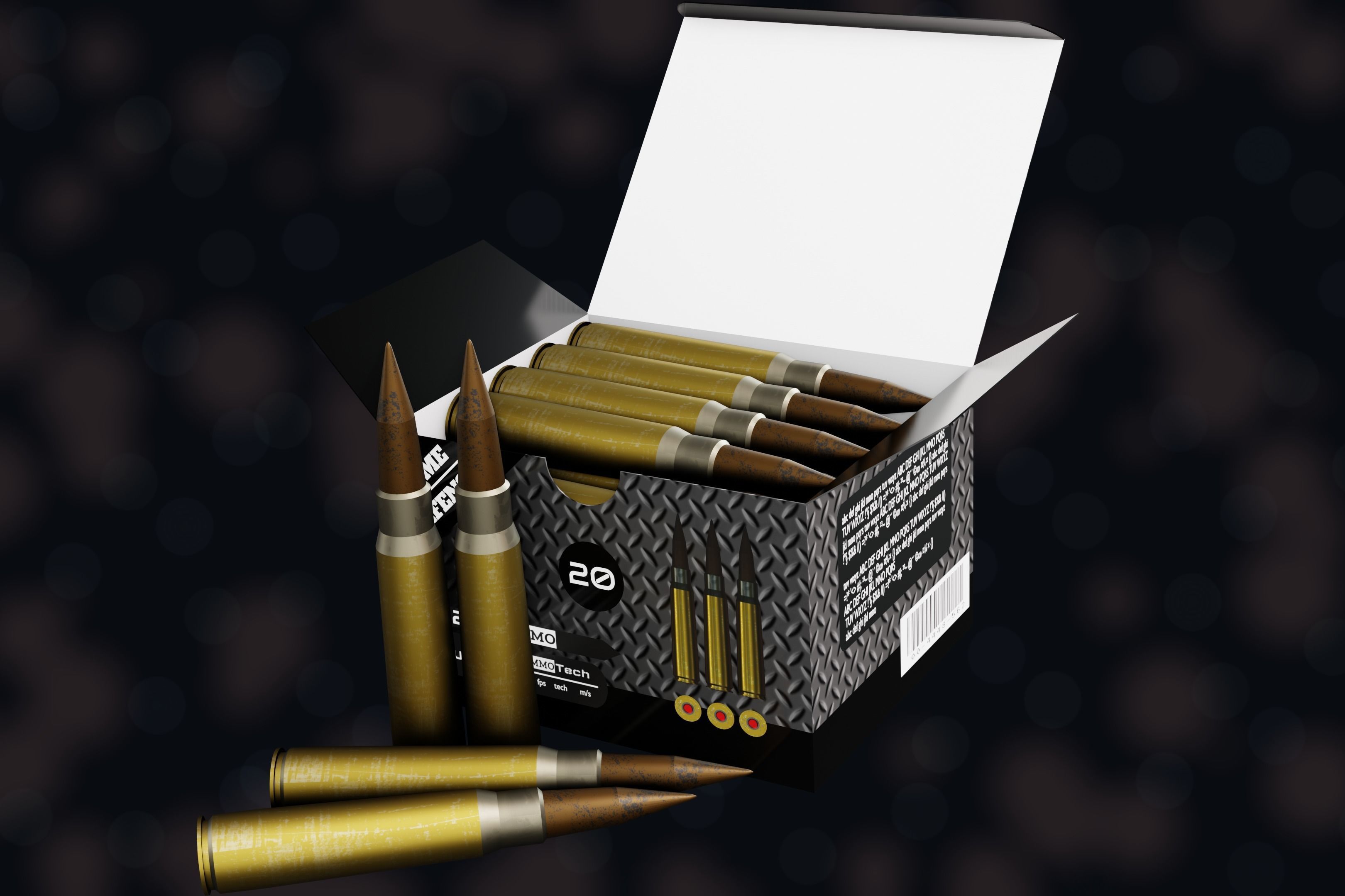 Weapon NZ KR-7 92M Low-poly 3D model_5