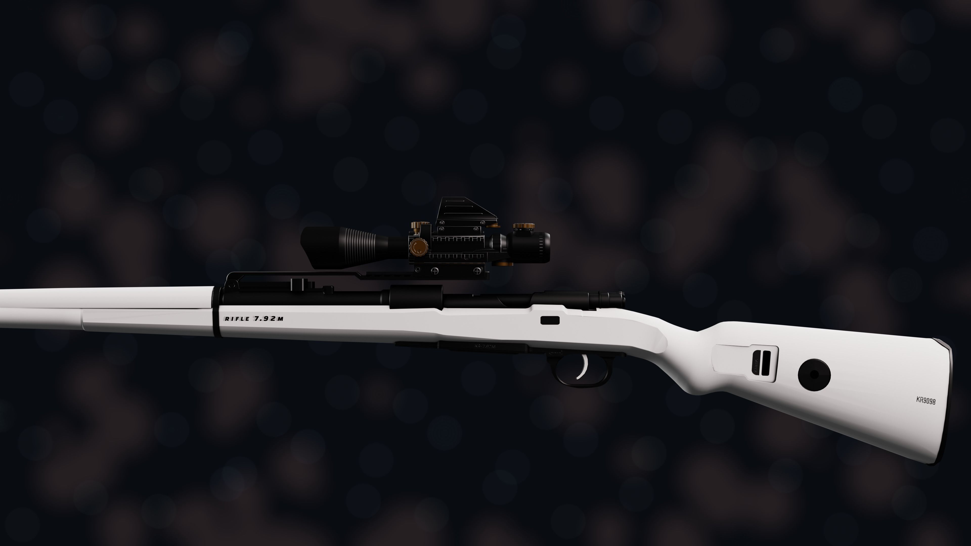 Weapon NZ KR-7 92M Low-poly 3D model_34