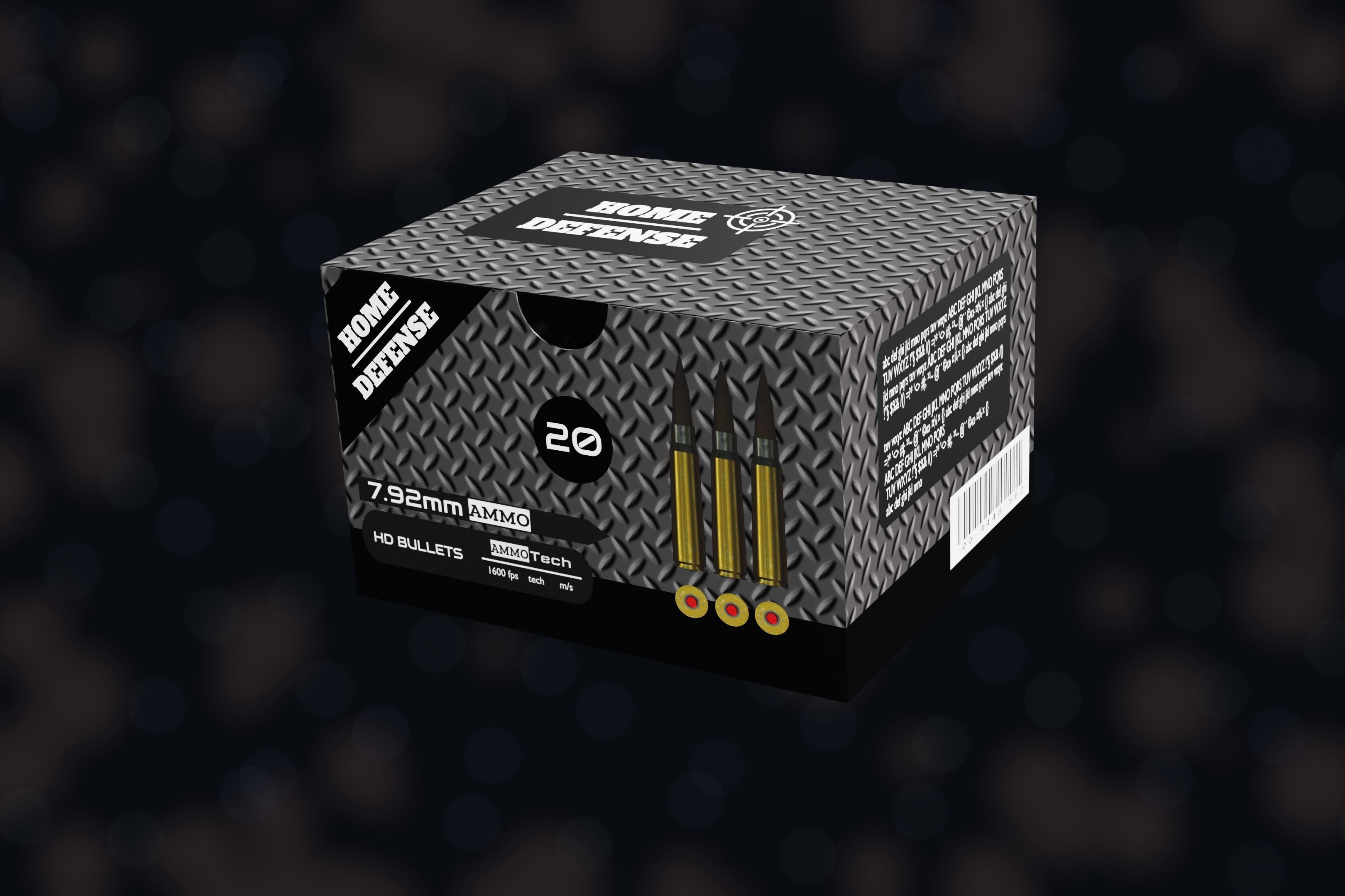 Weapon NZ KR-7 92M Low-poly 3D model_6